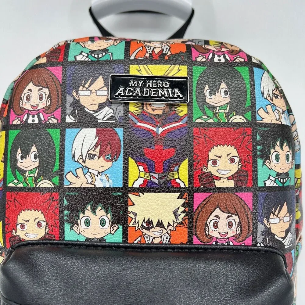 My Hero Academia Chibi Grid OFFICIAL Mini Backpack Bag 9